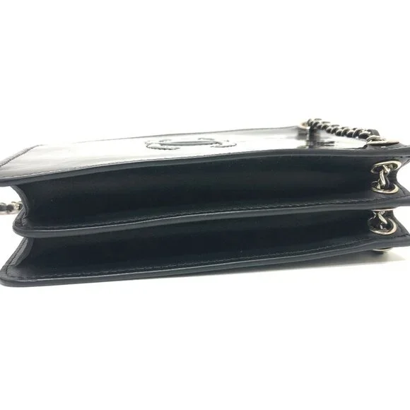 CHANEL Black Logo Shoulder Bag - Picture 5 of 16